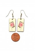 Peony Flower Earrings